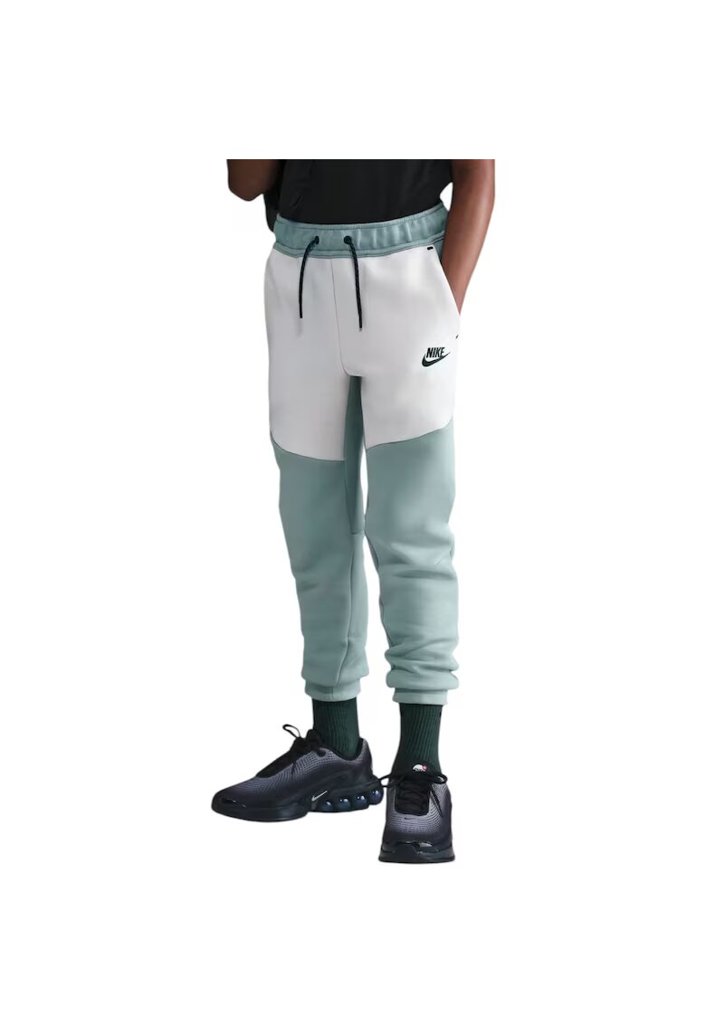 Nike Pantaloni Tech Fleece Jggr - PD 50425 - Бял/Зелен
