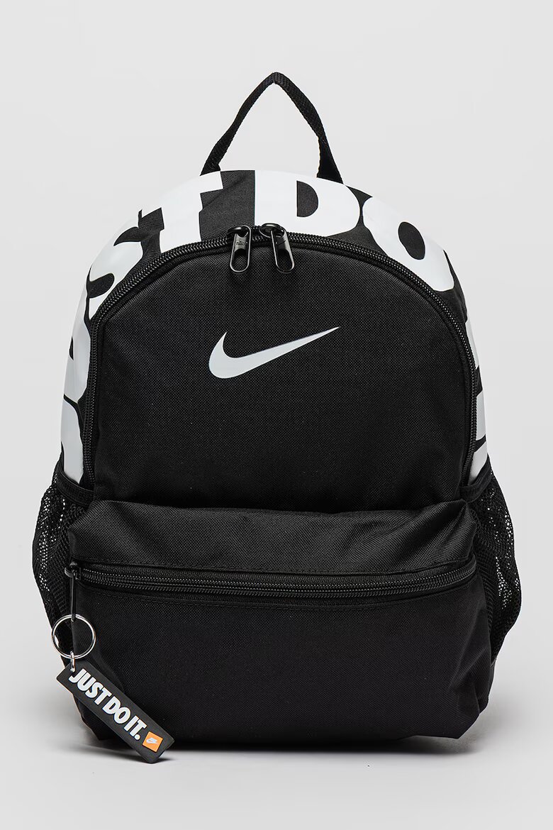 Nike Раница Brasilia с лого - 11 л Бял/Черен