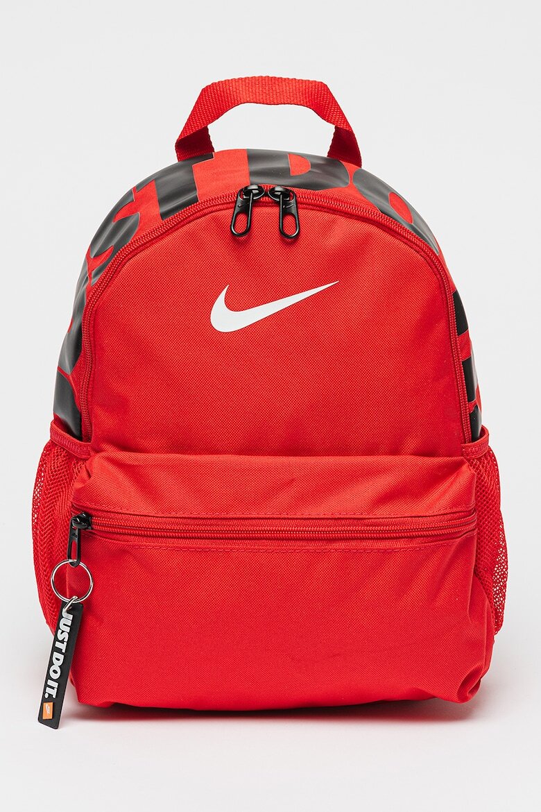 Nike Раница Brasilia с лого - 11 л Червен/Бял