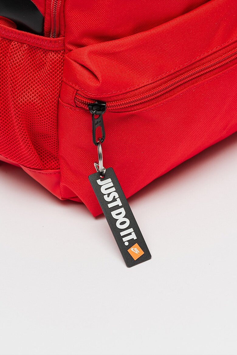 Nike Раница Brasilia с лого - 11 л Червен/Бял