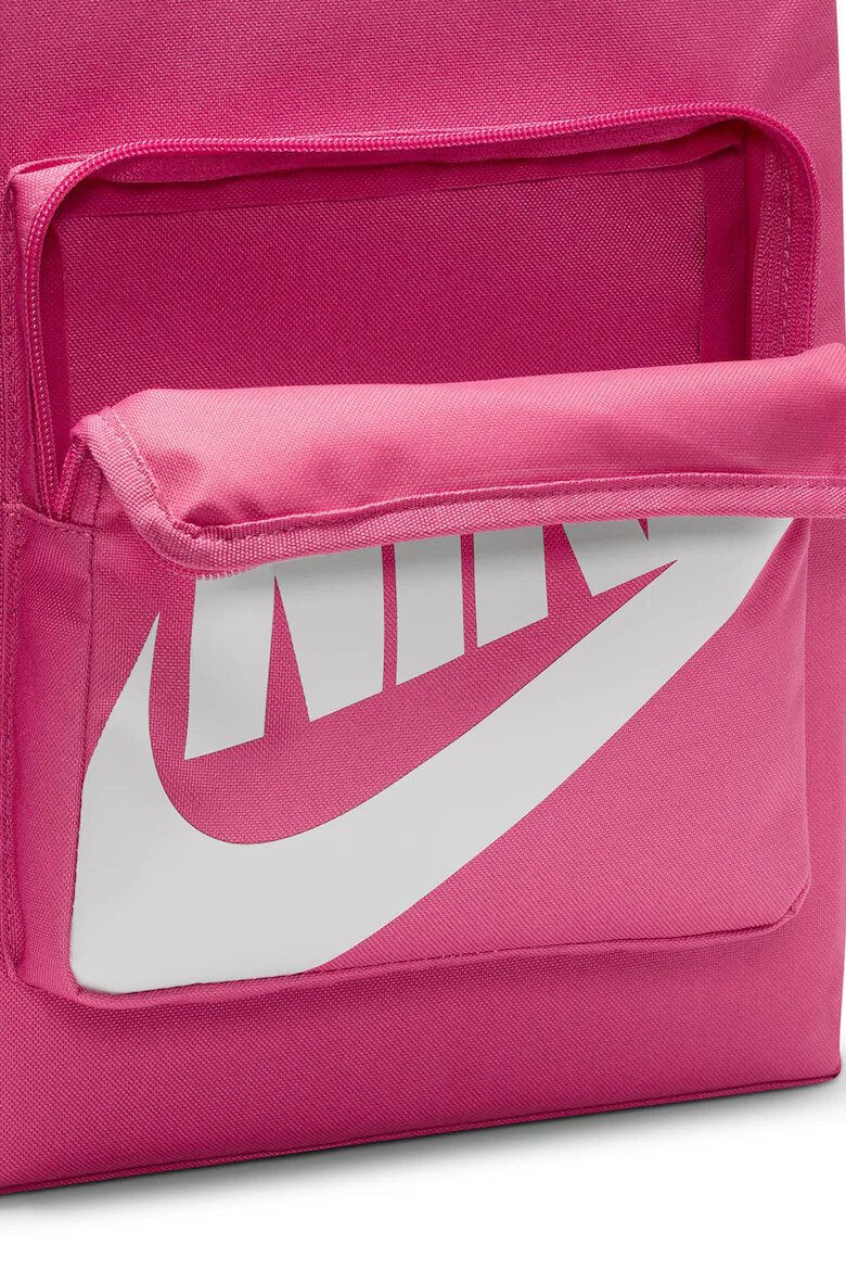 Nike Раница с преден джоб с цип Бял/Фуксия