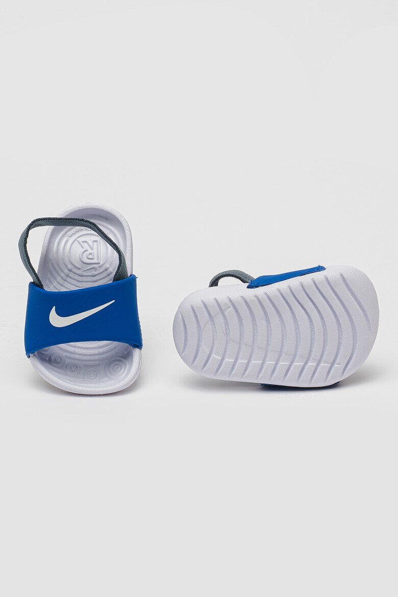 Nike Сандали Kawa с отворена пета Бял/Кралско Синьо