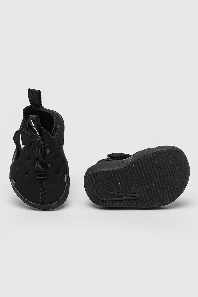 Nike Сандали Sunray Protect 4 с велкро и лого Черен