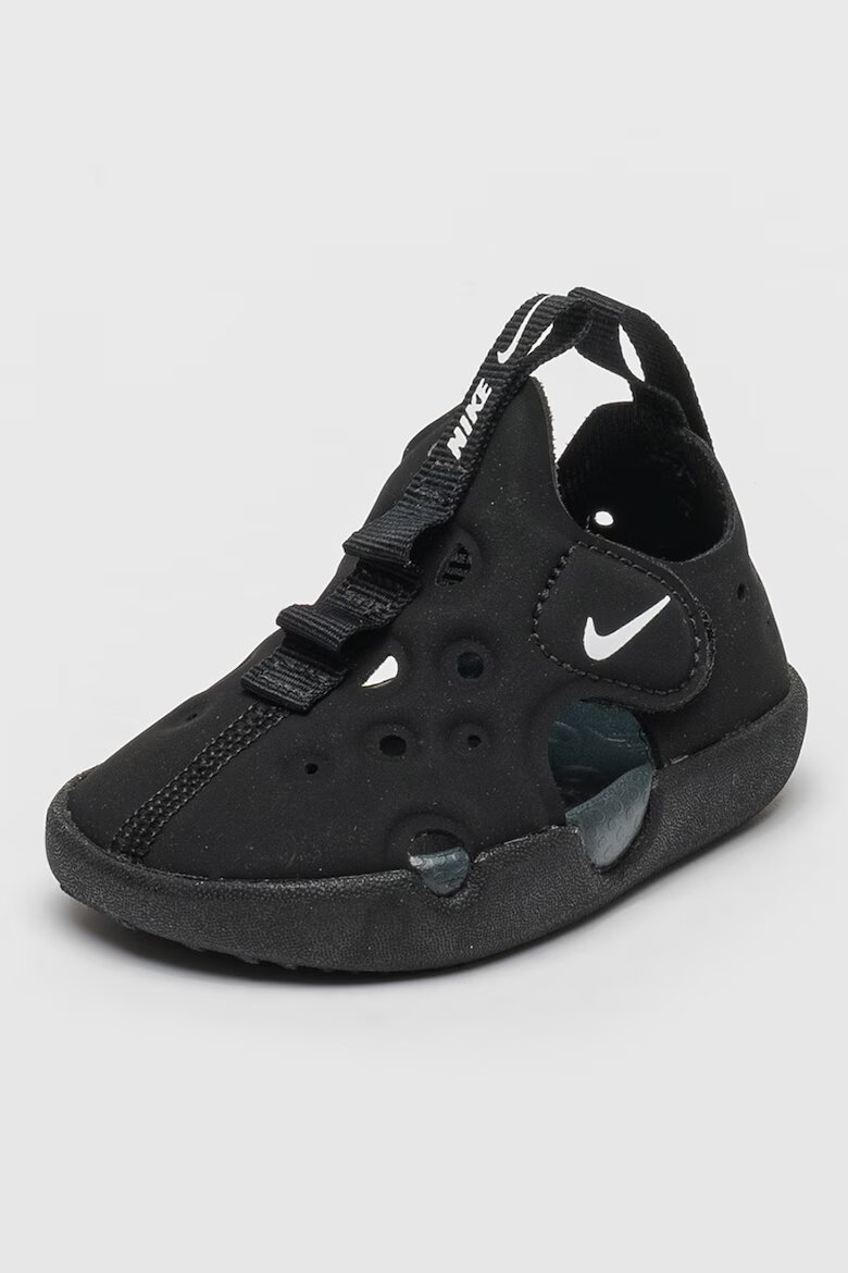 Nike Сандали Sunray Protect 4 с велкро и лого Черен