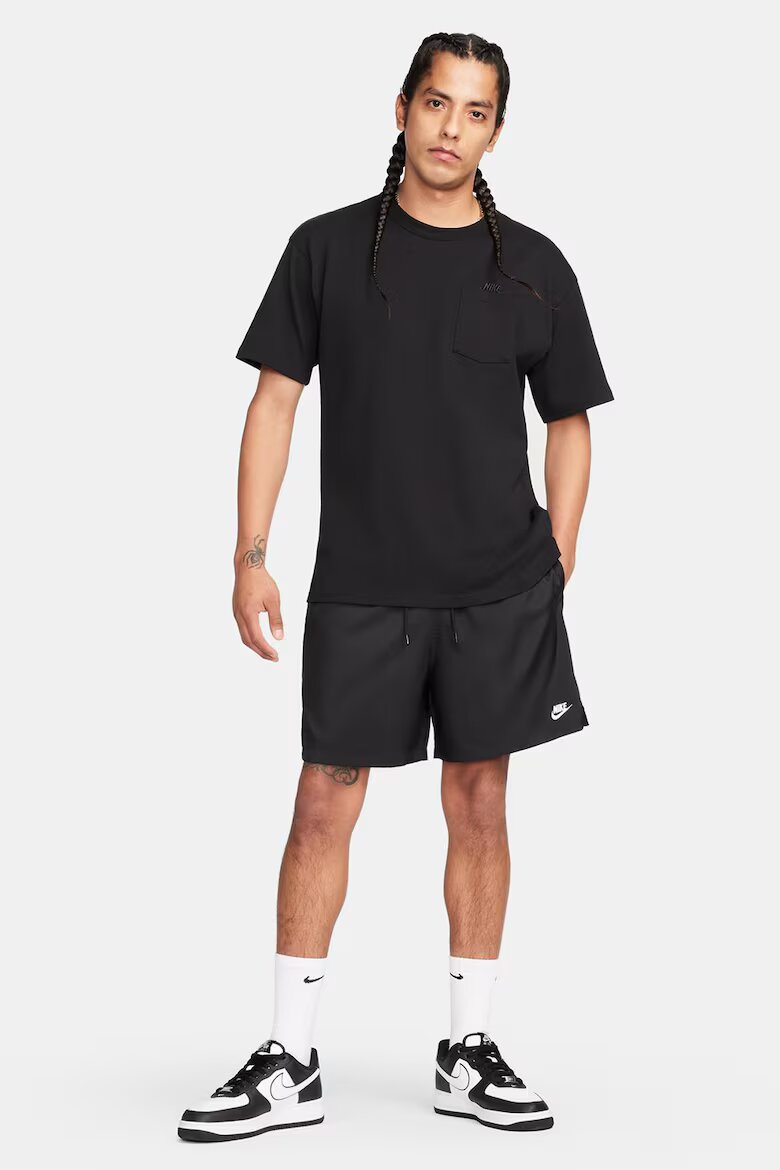Nike Шорти Club с джобове встрани Черен