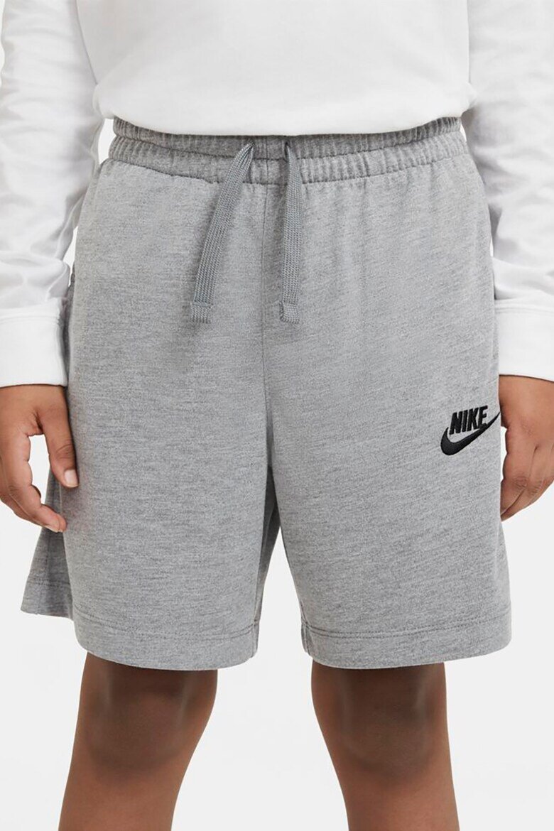 Nike Шорти с връзка Сив меланж