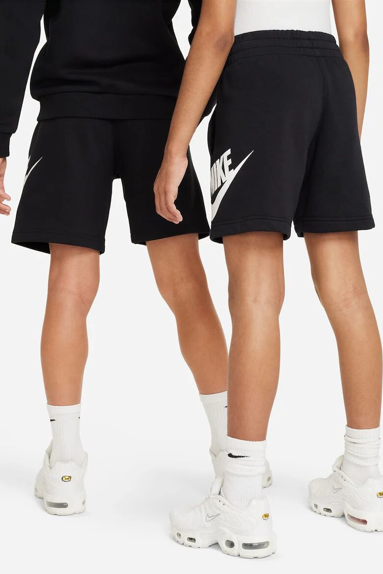 Nike Шорти Sportswear Club със скосени джобове Бял/Черен