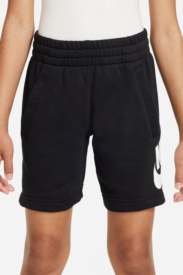 Nike Шорти Sportswear Club със скосени джобове Бял/Черен