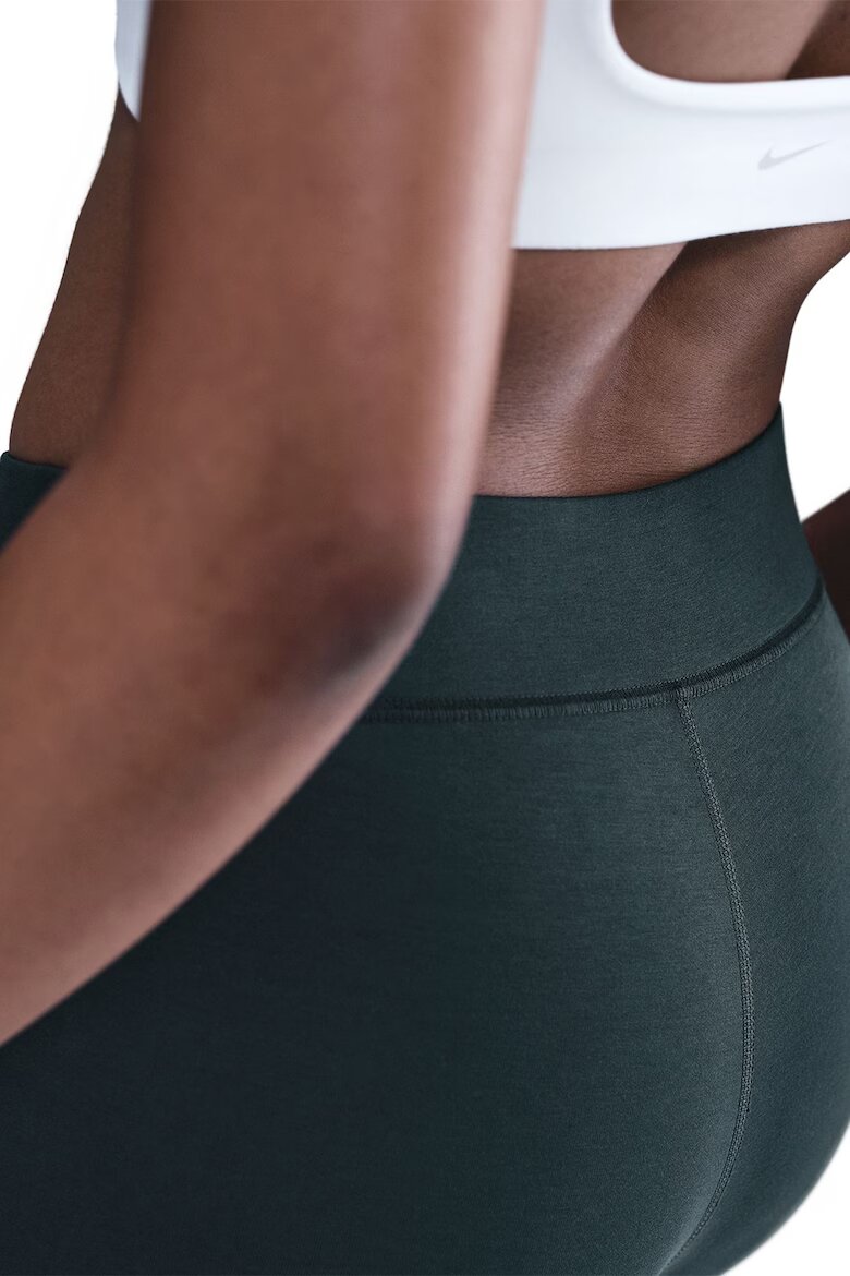 Nike Скъсен клин с висока талия Бледозелен