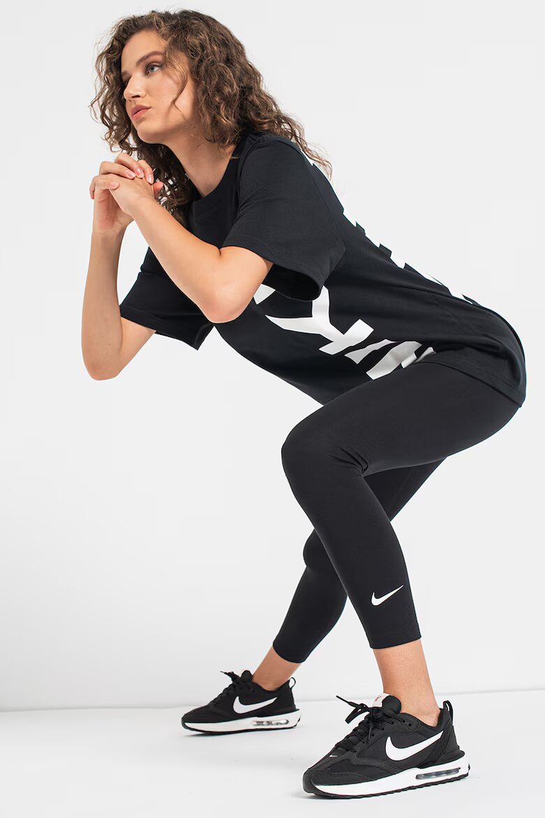 Nike Скъсен клин с висока талия Черен