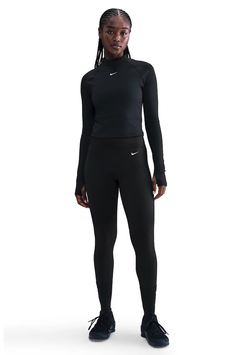 Nike Слим блуза с Dri-Fit и лого