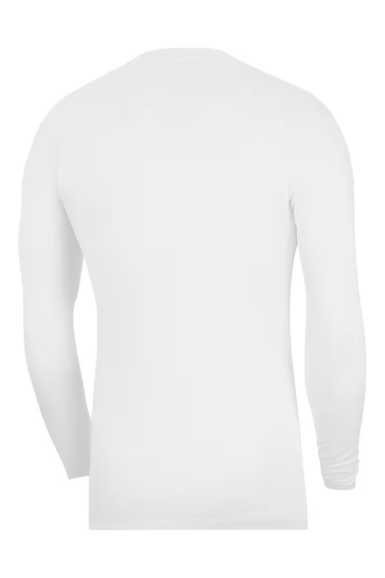 Nike Слим блуза с Dri Fit и лого Бял