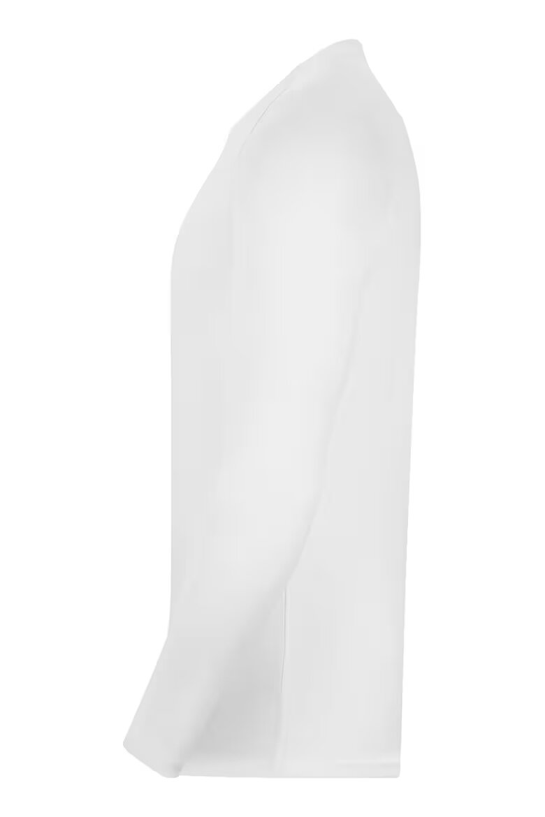 Nike Слим блуза с Dri Fit и лого Бял
