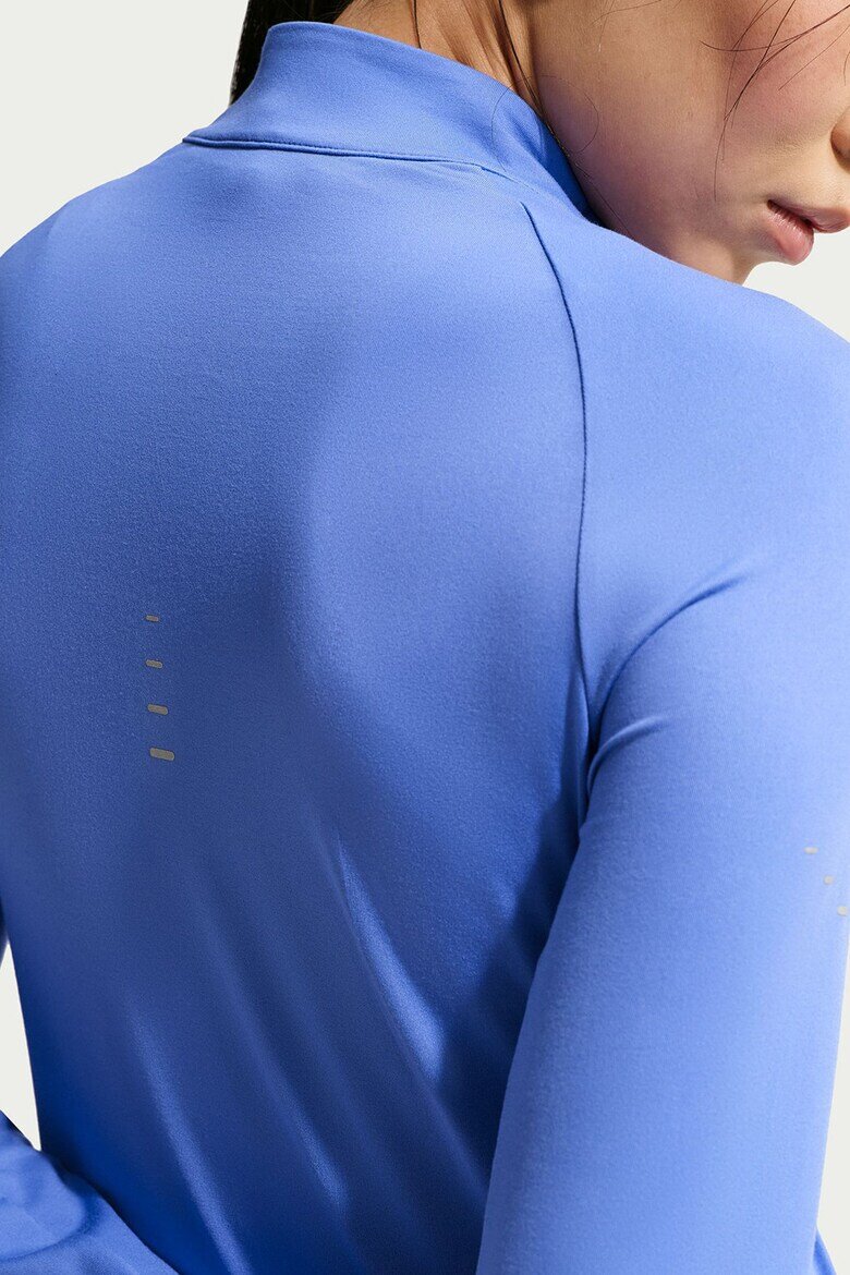 Nike Слим фитнес блуза с Dri Fit и лого Син