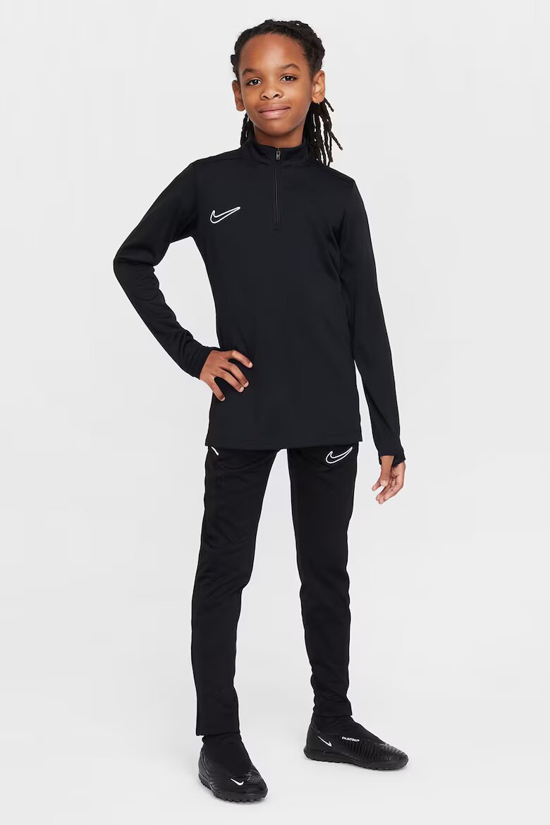 Nike Слим футболна блуза с лого Черен/Бял