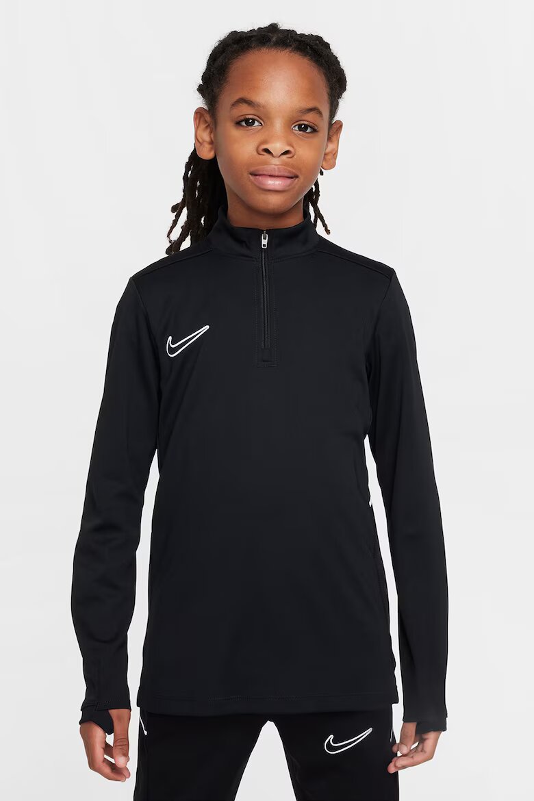 Nike Слим футболна блуза с лого Черен/Бял