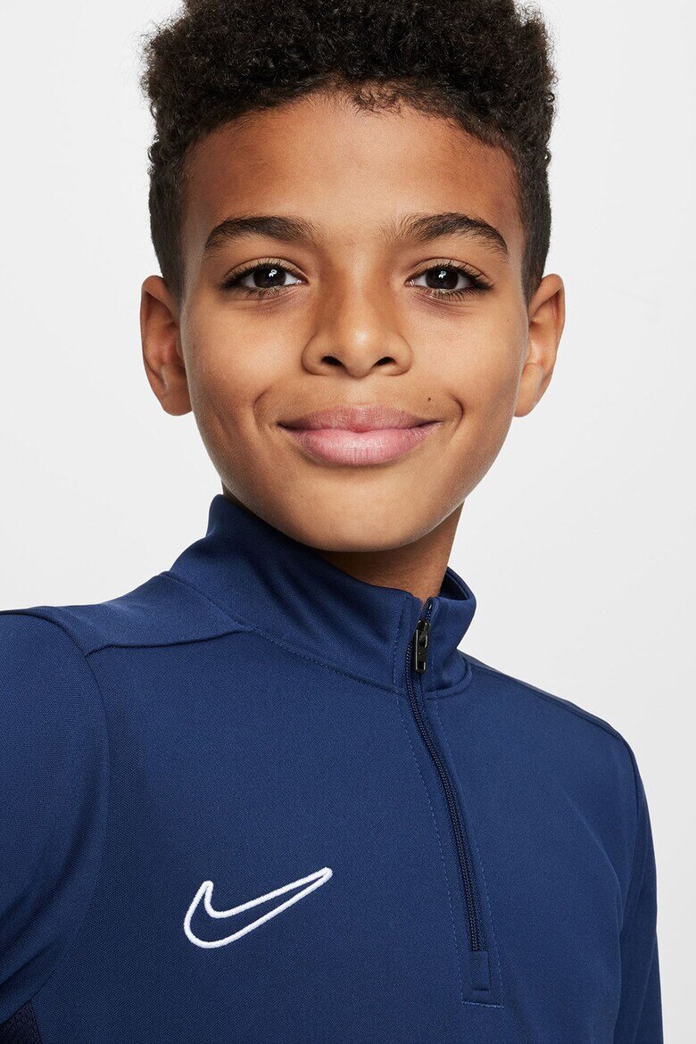 Nike Слим футболна блуза с лого Тъмносин/Мръснобял