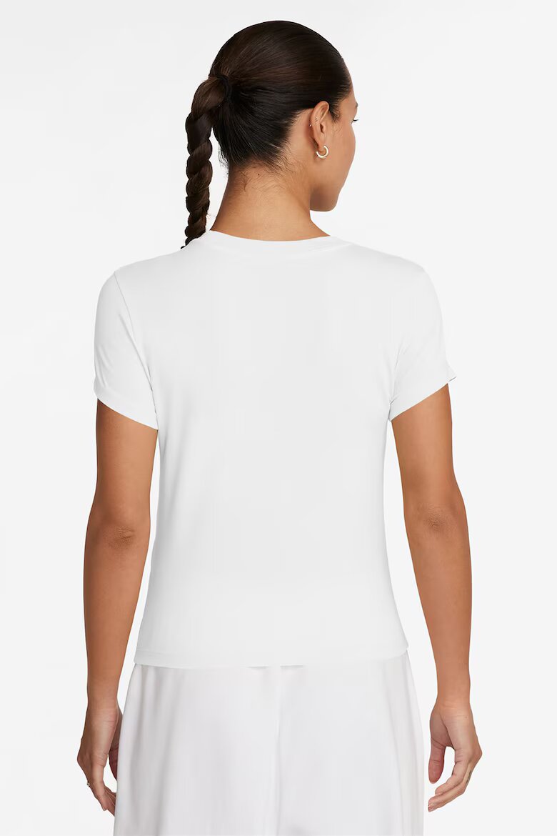 Nike Слим тениска с модал Бял