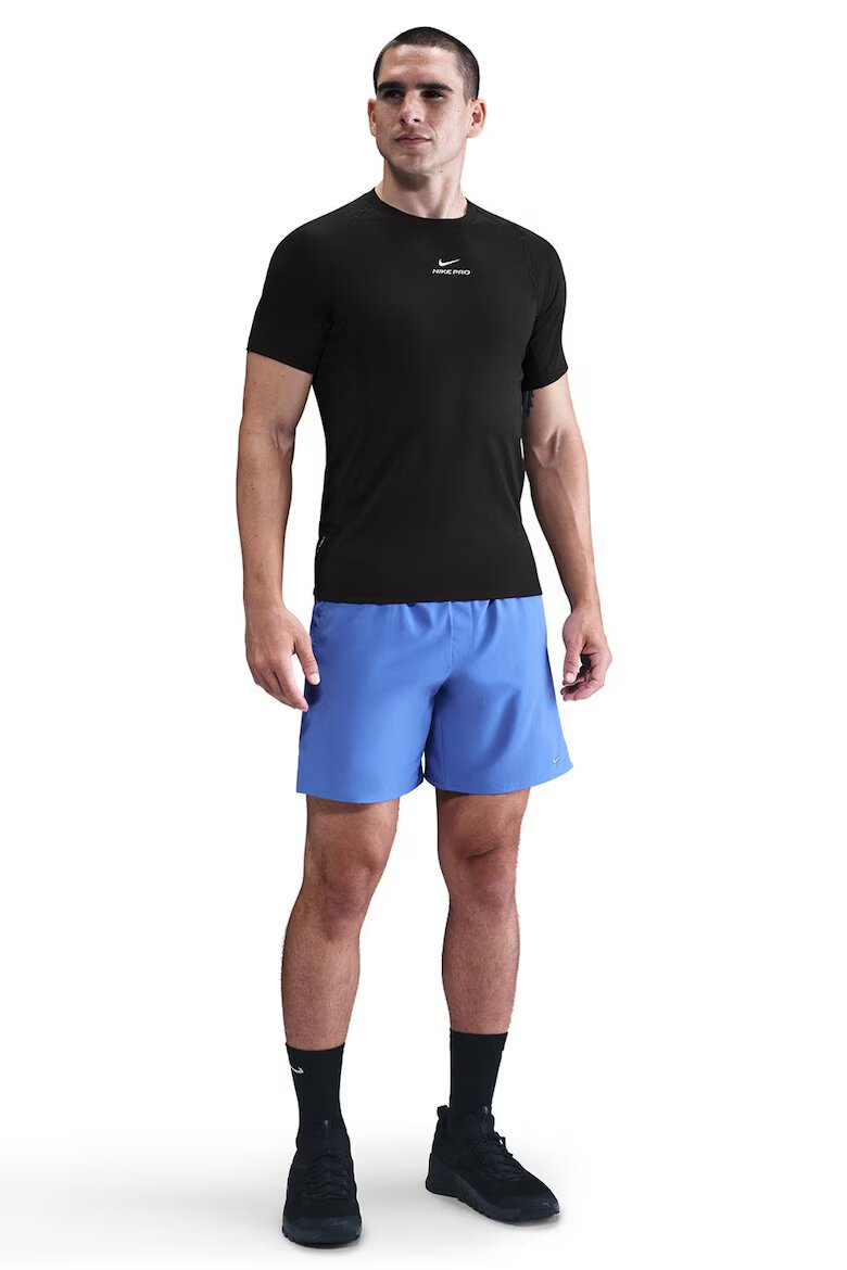 Nike Слим тениска за фитнес с Dri-Fit Бял/Черен