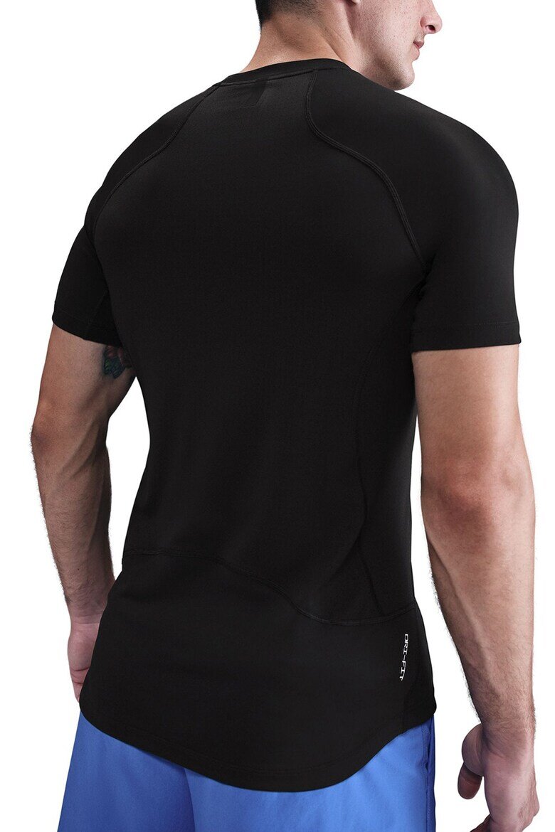 Nike Слим тениска за фитнес с Dri-Fit Бял/Черен