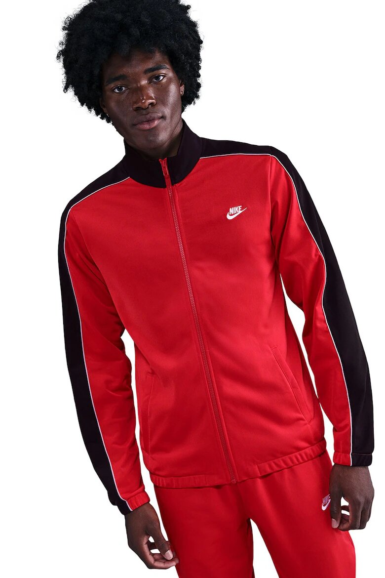 Nike Спортен екип Club с еластични подгъви Червен/Черен