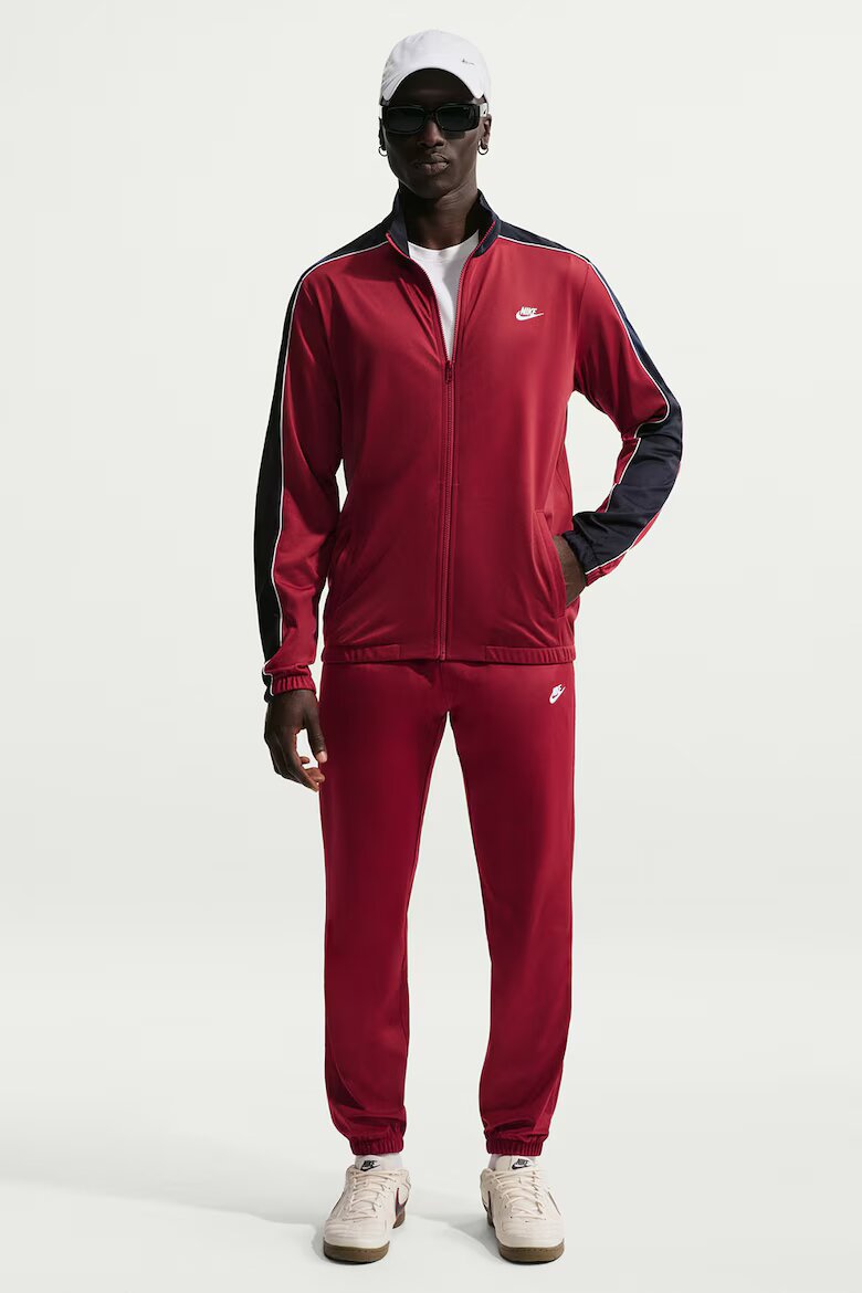 Nike Спортен екип Club с еластични подгъви Тъмночервен/Тъмносин
