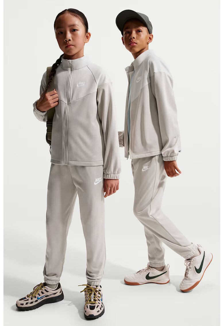 Nike Спортен екип с еластична талия - Бял/Черен