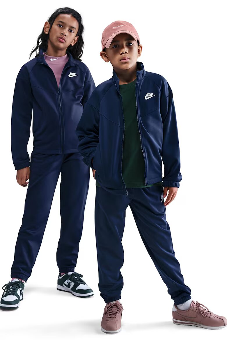 Nike Спортен екип с еластична талия Тъмносин
