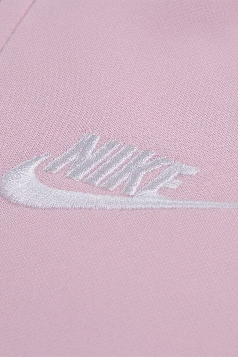 Nike Спортен екип с ленти с лога встрани Пастелнорозов/Бял