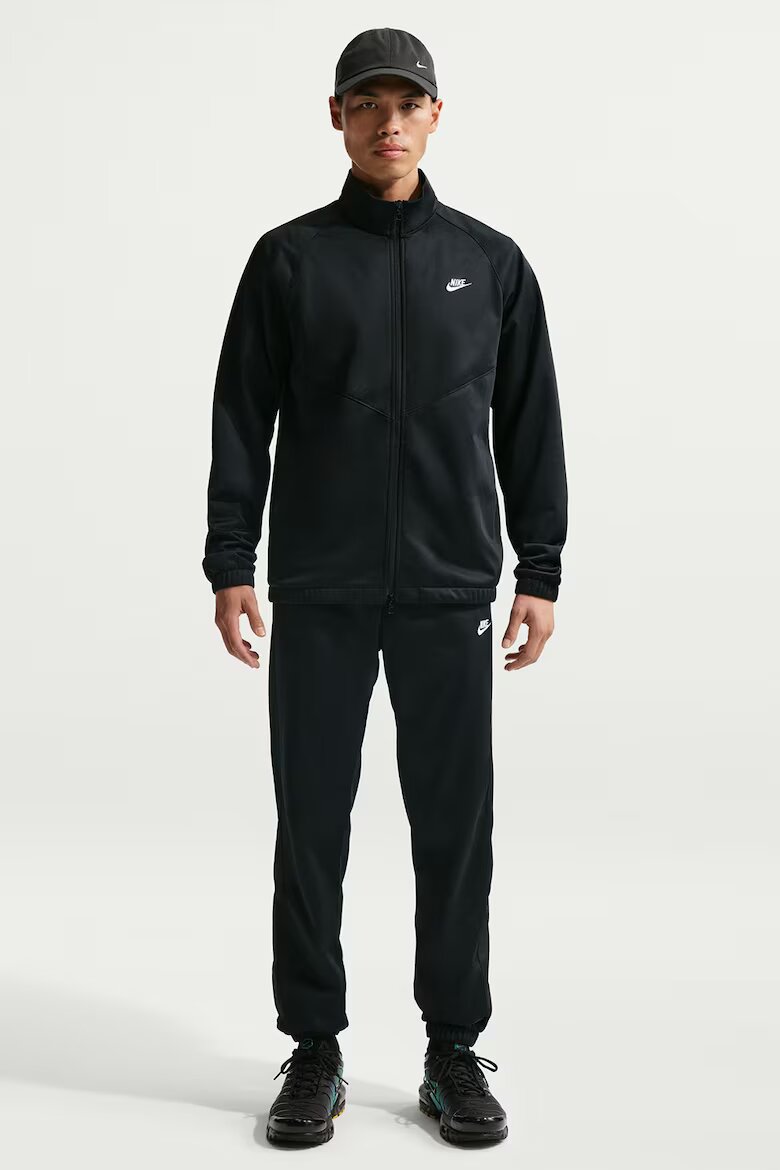 Nike Спортен екип с лого Бял/Избеляло черно