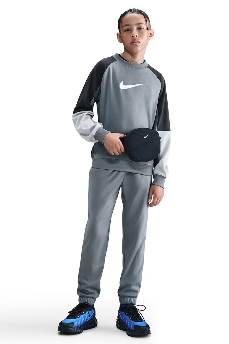 Nike Спортен екип с лого Бял/Светло сив/Tъмносив
