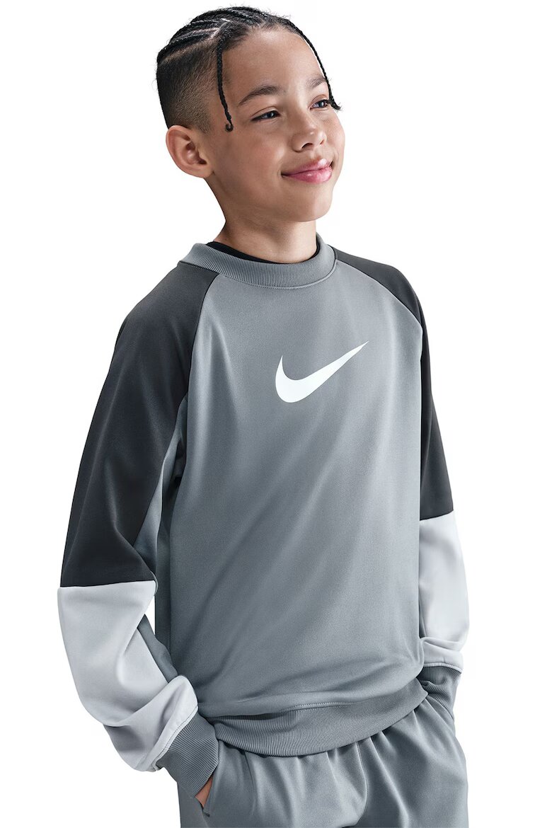 Nike Спортен екип с лого Бял/Светло сив/Tъмносив