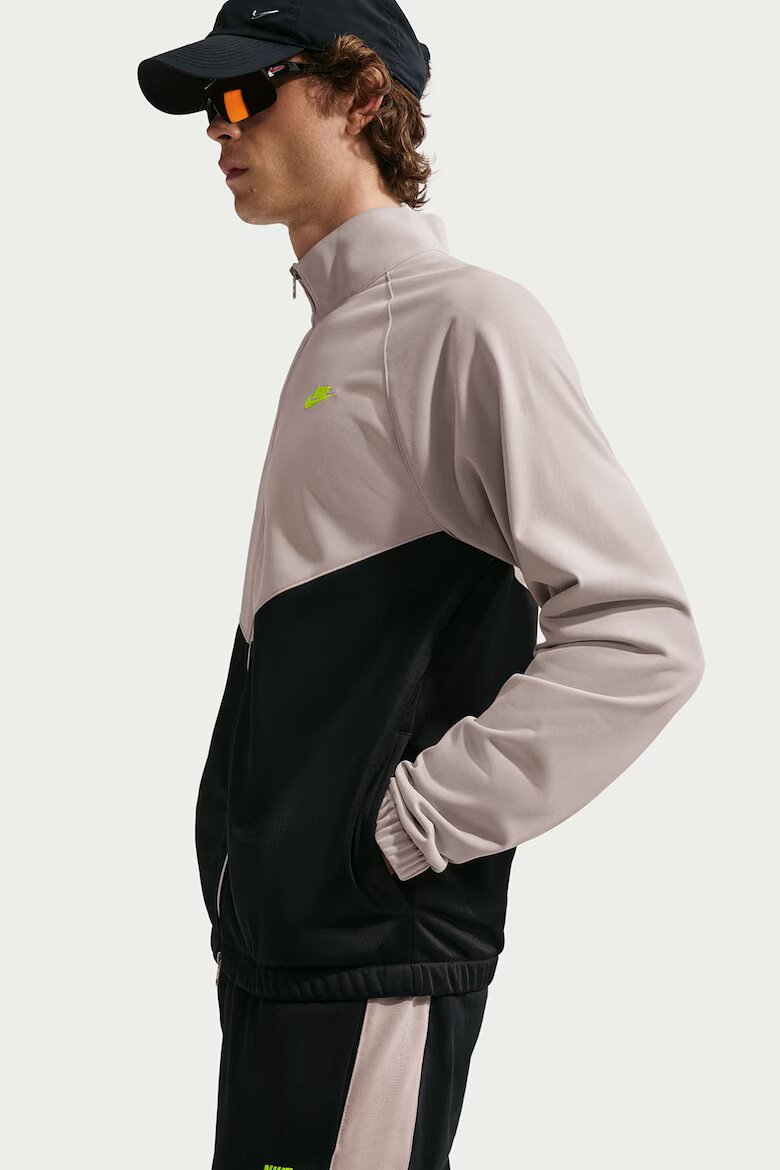 Nike Спортен екип с лого Черен/Бял