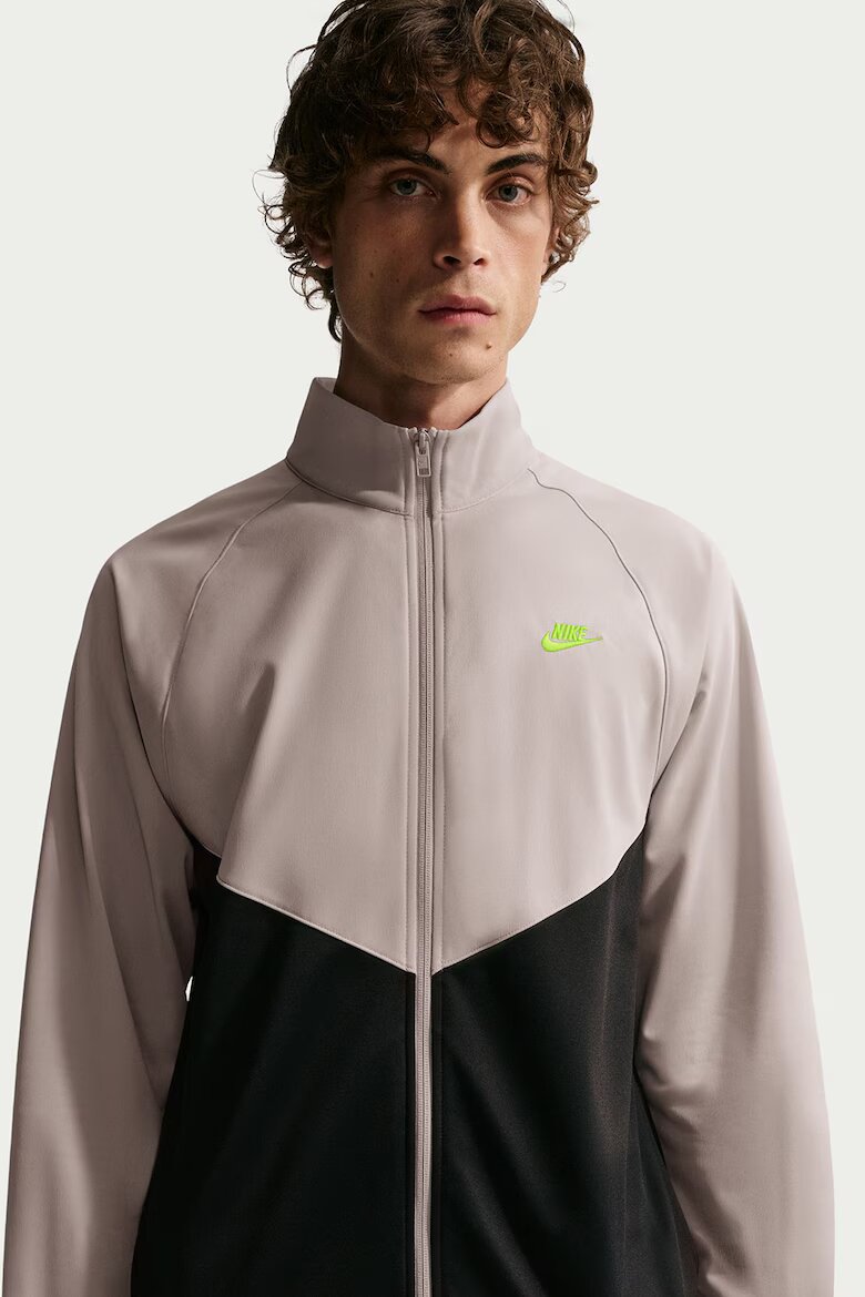 Nike Спортен екип с лого Черен/Бял