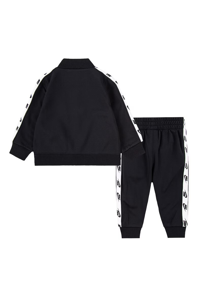 Nike Спортен екип с лого Черен/Бял