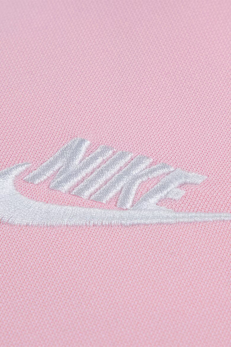 Nike Спортен екип с лого и цип Пастелнорозов/Бял