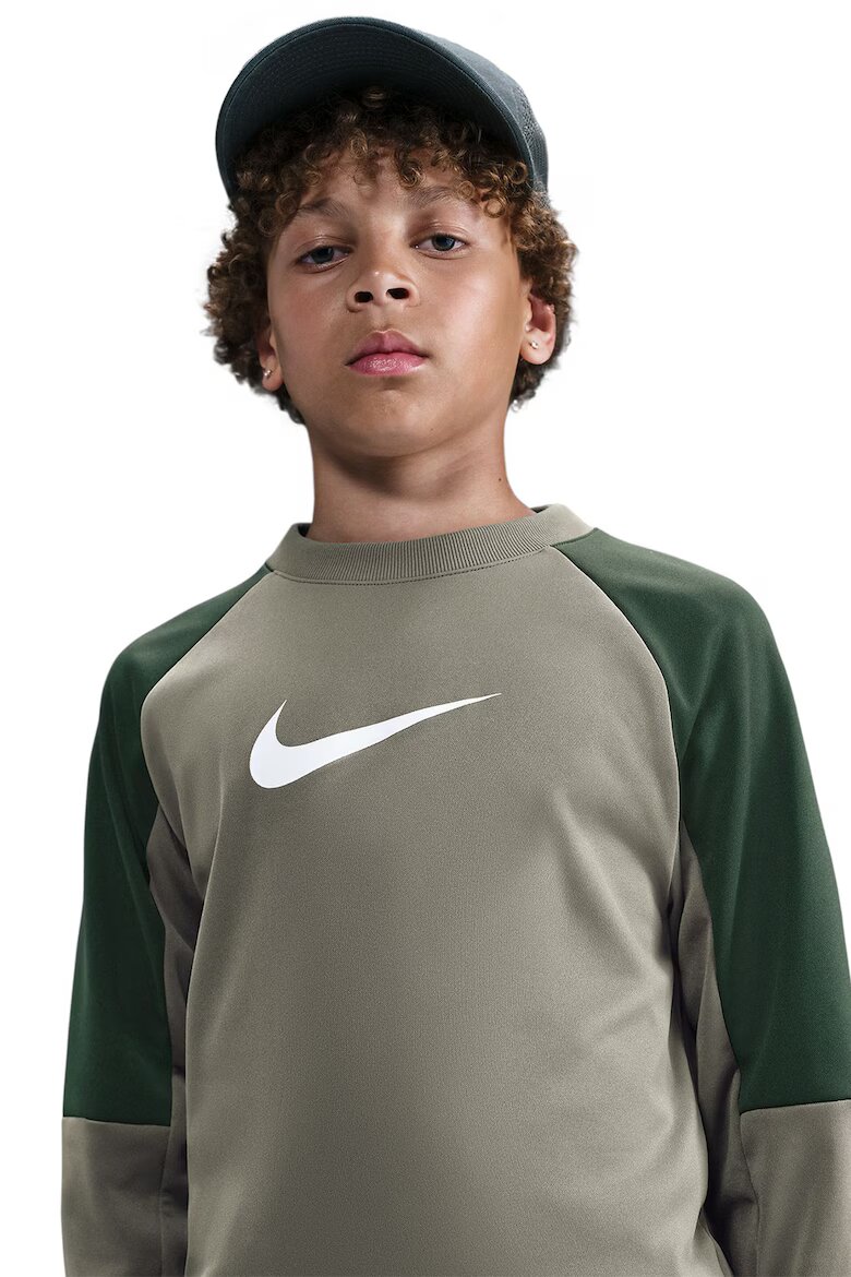 Nike Спортен екип с лого Каки/Бял