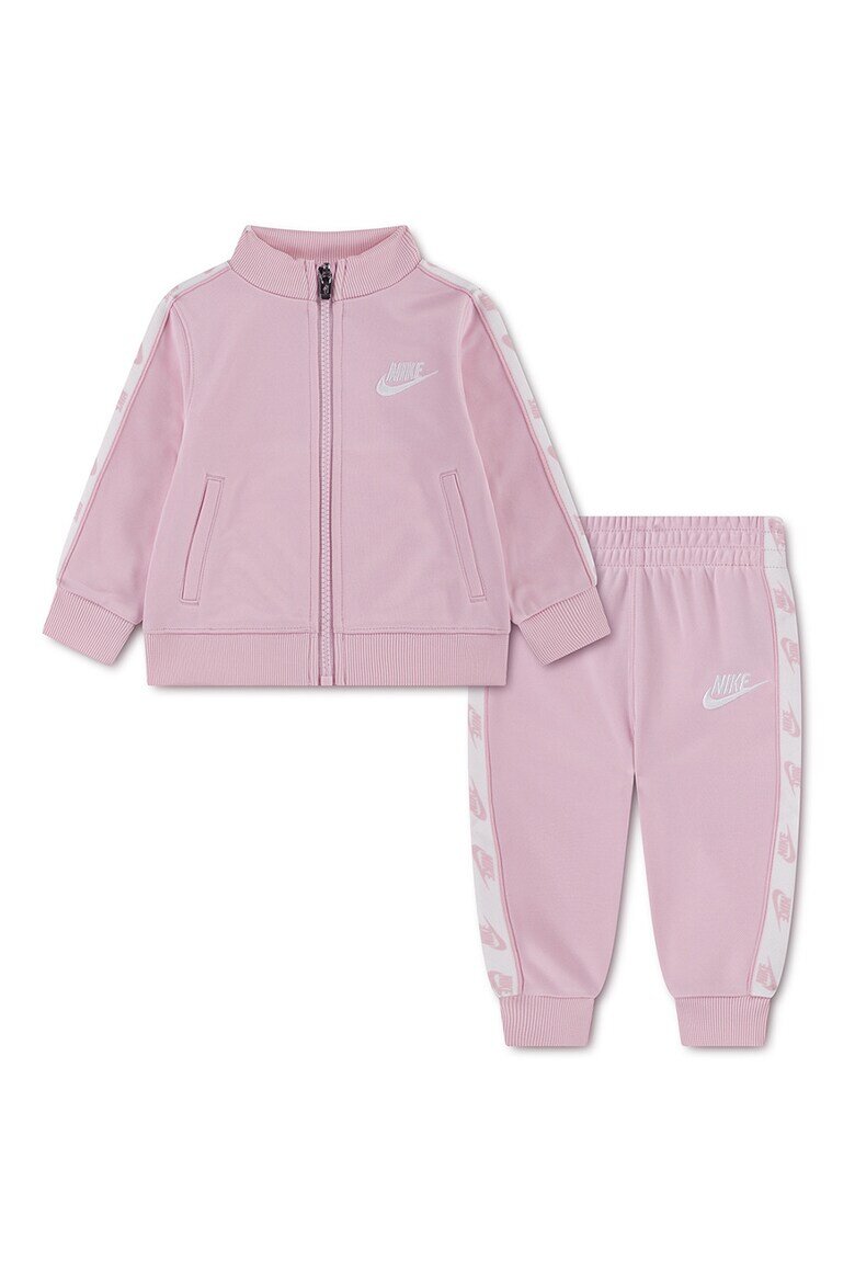 Nike Спортен екип с лого Мръснобял/Прашно розово