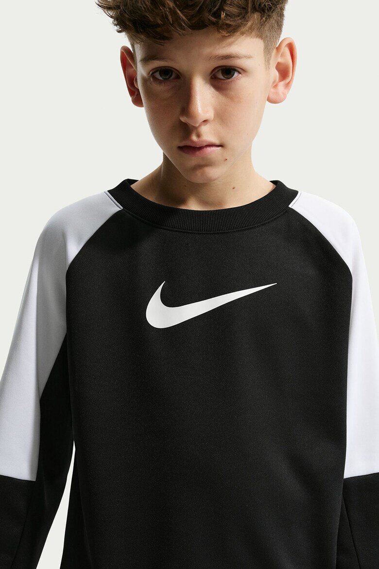 Nike Спортен екип с ръкави реглан и монограм Черен