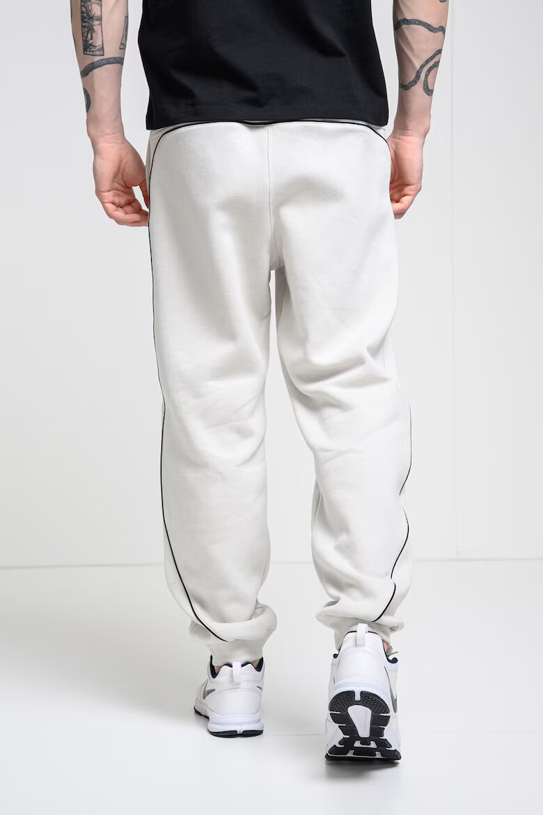Nike Спортен панталон Air с бродирано лого Черен/Мръснобял