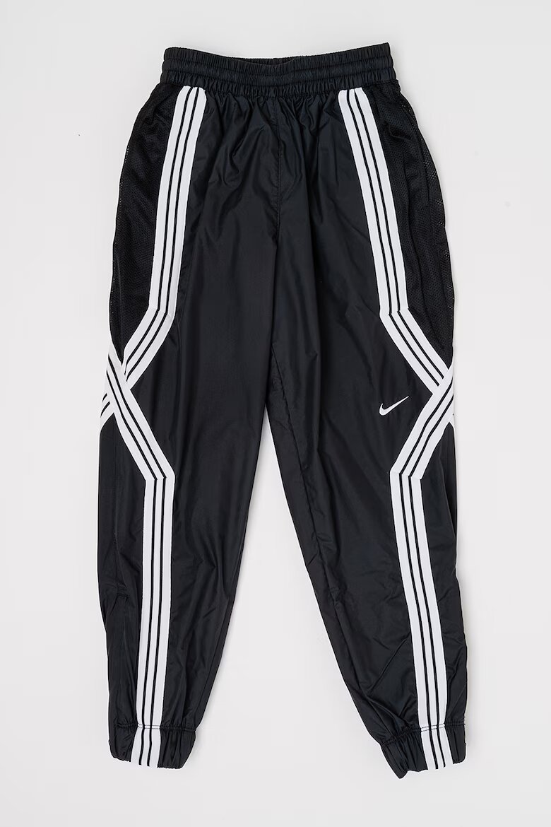 Nike Спортен панталон с лого Бял/Черен