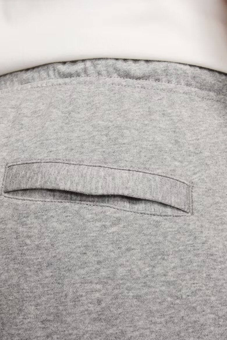 Nike Спортен панталон с памук с лого Сив меланж