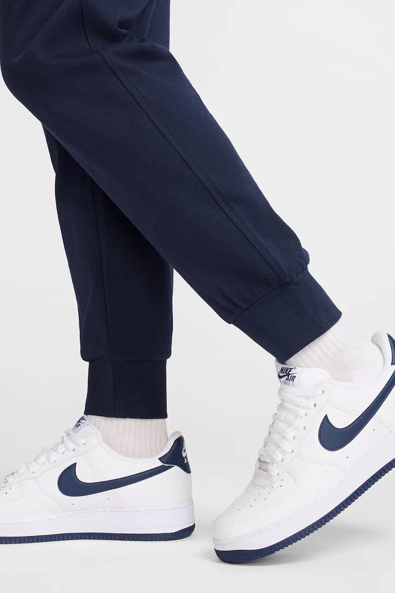 Nike Спортен панталон с връзка и средновисока талия Ултрамарин синьо