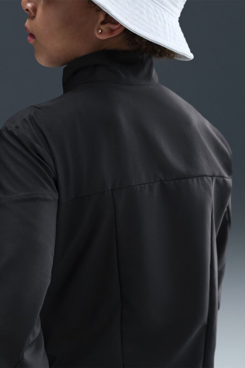Nike Спортен панталон Sportswear с цип Бял/Избеляло черно