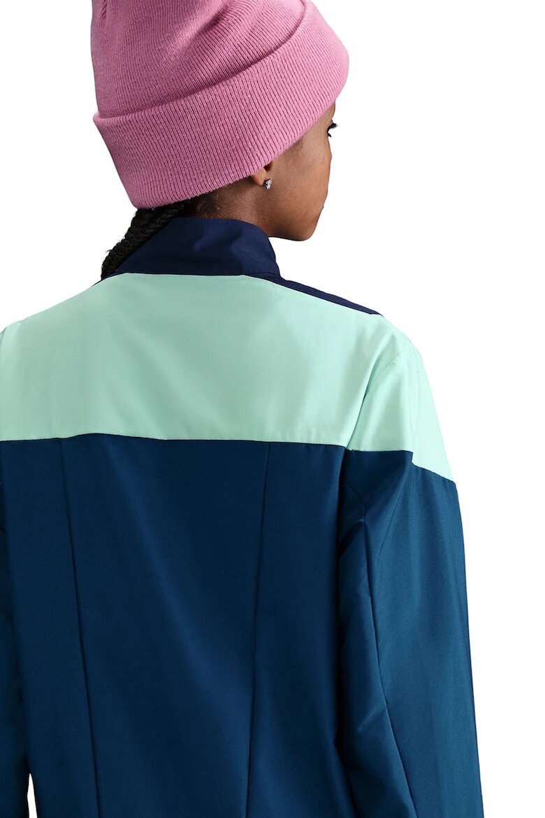 Nike Спортен панталон Sportswear с цип Тъмносин/Бледозелен