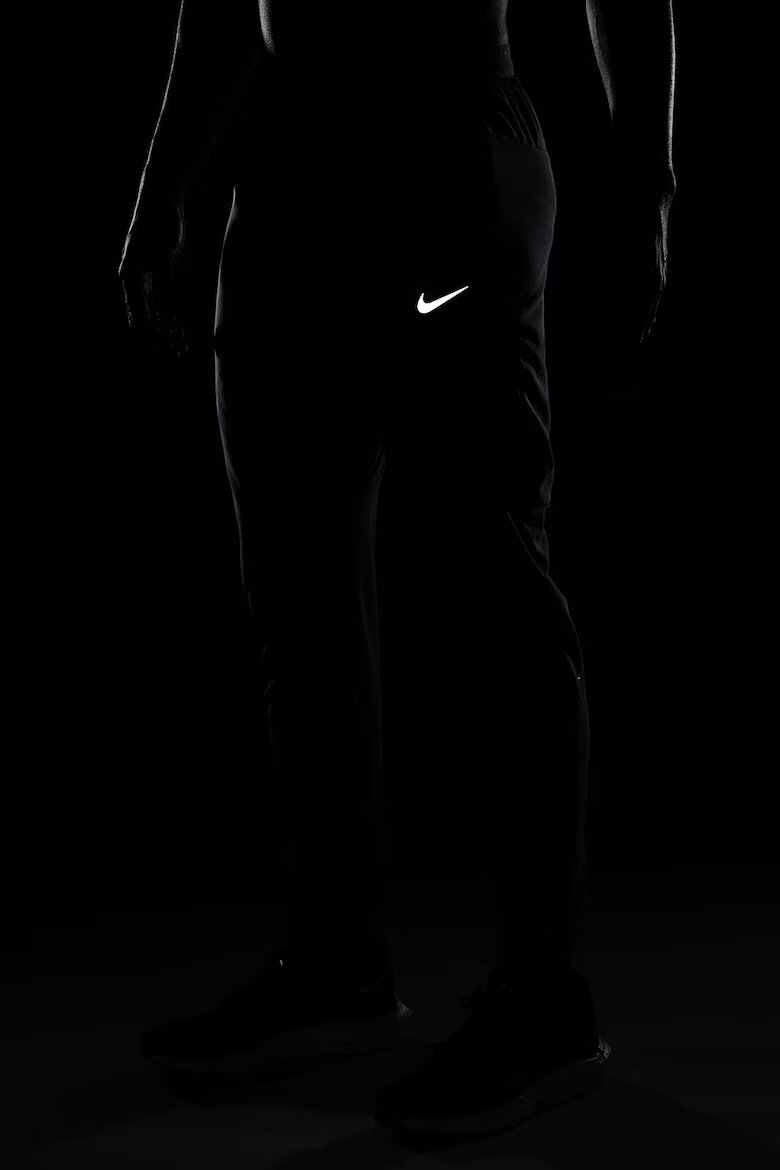Nike Спортен панталон за бягане с връзка на талията Пепеляво сиво