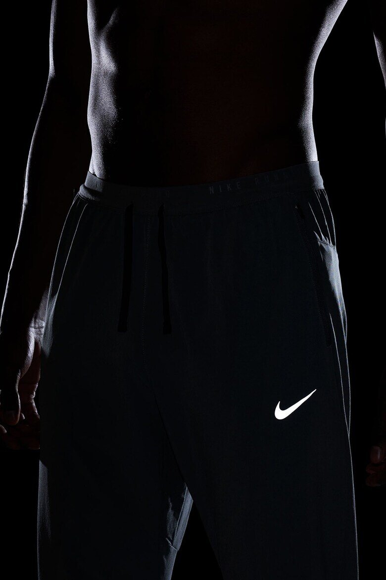 Nike Спортен панталон за бягане с връзка на талията Пепеляво сиво