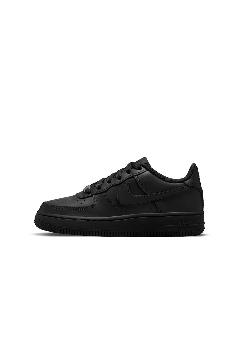 Nike Спортни обувки - Air Force 1 Le (Gs) Черни - Естествена кожа