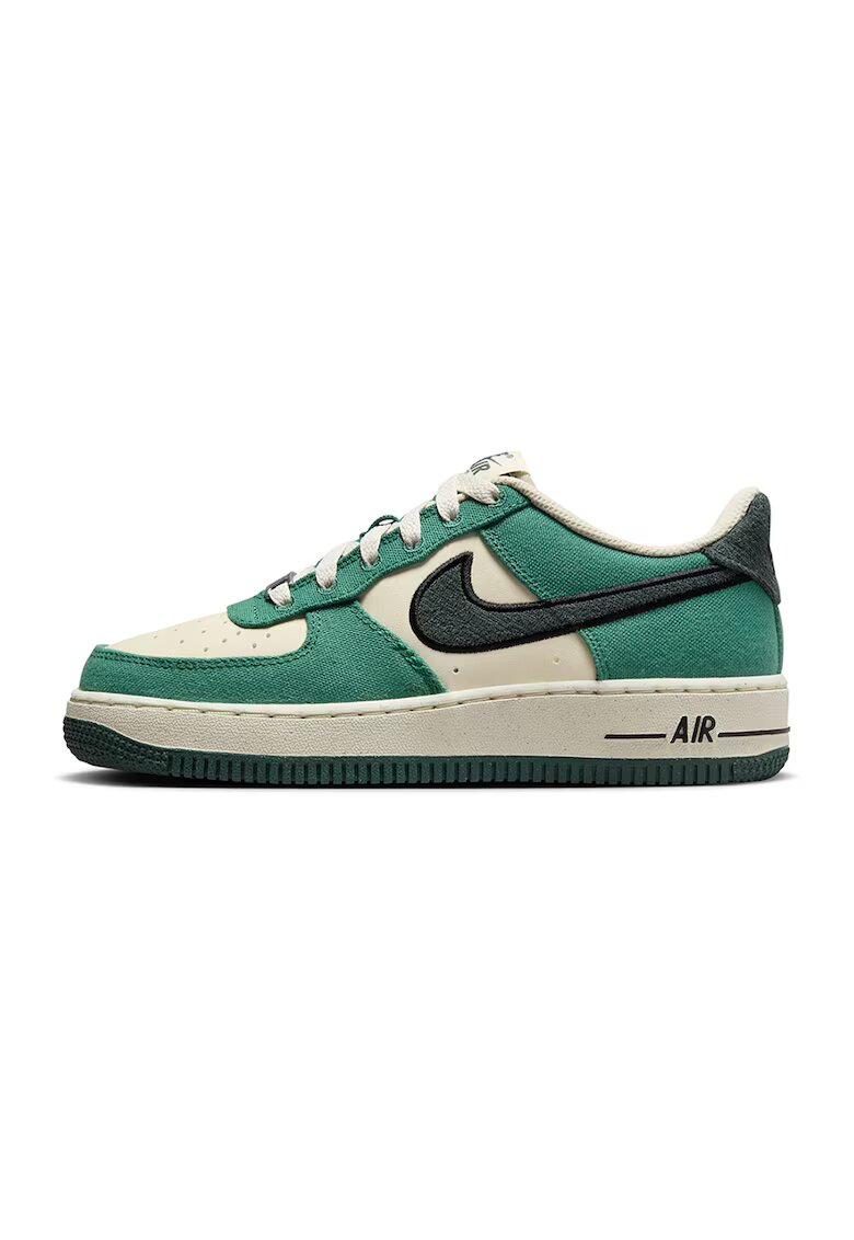 Nike Спортни обувки Air Force 1 с контрасти - Зелен/Крем
