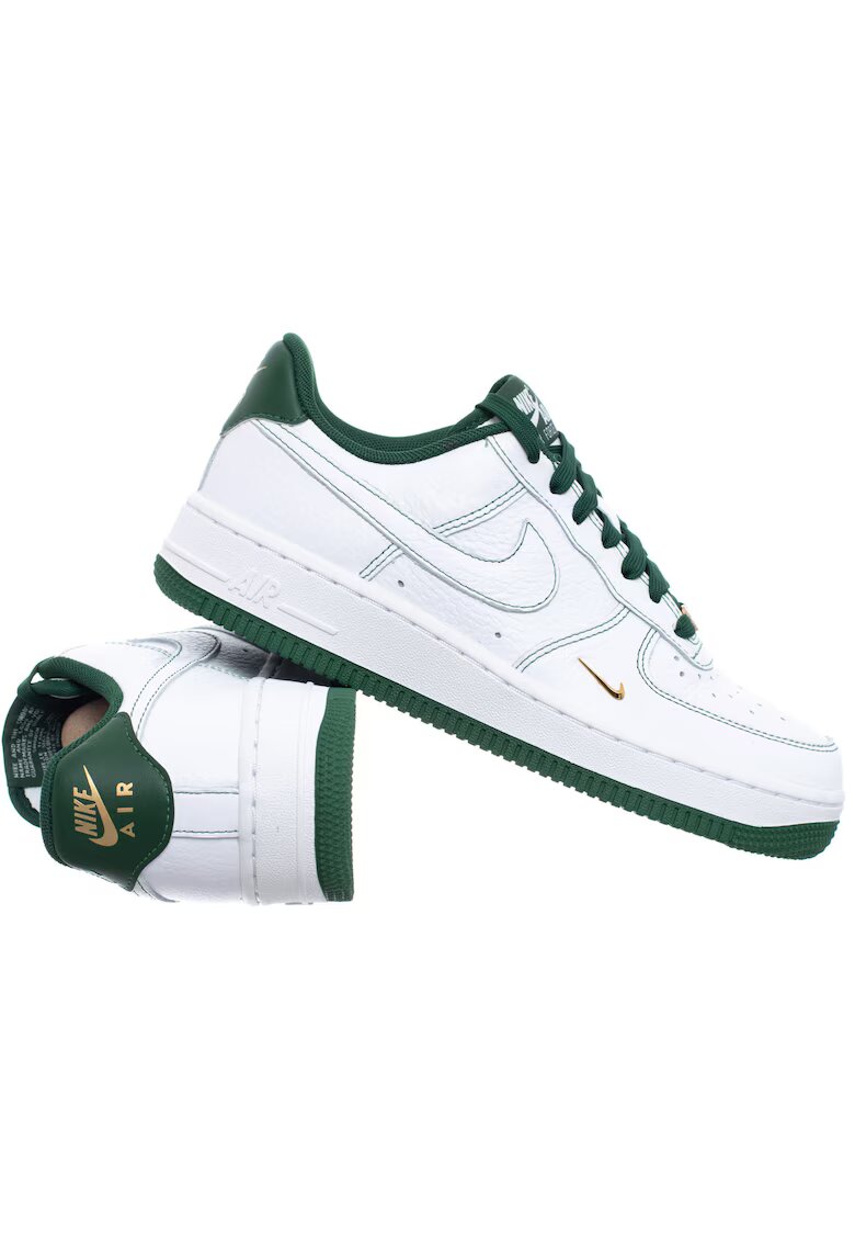 Nike Спортни обувки Air Force 1'07 Mini Jewel - бяло-зелени - естествена кожа